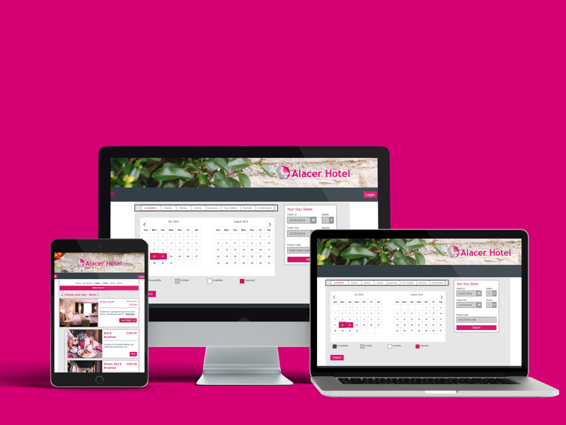 Customised Online Booking Engines | Alacer Software